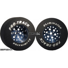 Pro Track Top Fuel 1-3/16 x .500 Gray Drag Rear Wheels for 3/32 axle