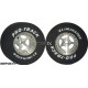 Pro Track Star 3D 1-3/16 x .500 Plain Drag Rear Wheels for 3/32 axle