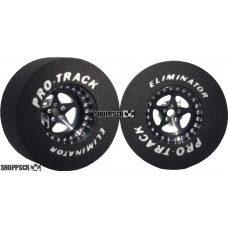 Pro Track Star 3D 1-3/16 x .500 Black Drag Rear Wheels for 3/32 axle