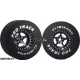 Pro Track Star 3D 1-3/16 x .500 Black Drag Rear Wheels for 3/32 axle