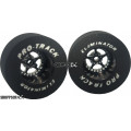 Pro Track Star 1-3/16 x .500 Black Drag Rear Wheels for 3/32 axle