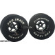 Pro Track Star 1-3/16 x .500 Black Drag Rear Wheels for 3/32 axle