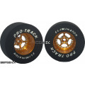 Pro Track Star 1-3/16 x .500 Gold Drag Rear Wheels for 3/32 axle