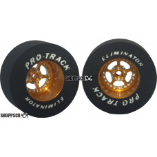 Pro Track Star 1-3/16 x .500 Gold Drag Rear Wheels for 3/32 axle