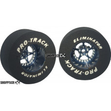 Pro Track Star 1-3/16 x .500 Gray Drag Rear Wheels for 3/32 axle