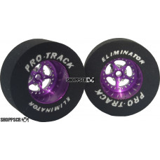 Pro Track Star 1-3/16 x .500 Purple Drag Rear Wheels for 3/32 axle