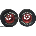 Pro Track Star 1-3/16 x .500 Red Drag Rear Wheels for 3/32 axle