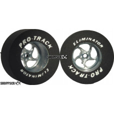 Pro Track Sawblade 1-3/16 x .500 Gray Drag Rear Wheels for 3/32 axle