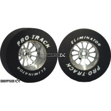 Pro Track Turbine 1-3/16 x .500 Plain Drag Rear Wheels for 3/32 axle