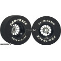 Pro Track Turbine 3D 1-3/16 x .500 Black Drag Rear Wheels for 3/32 axle