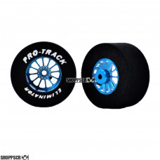 Pro Track Turbine 1-3/16 x .500 Blue Drag Rear Wheels for 3/32 axle