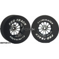 Pro Track Turbine 1-3/16 x .500 Black Drag Rear Wheels for 3/32 axle