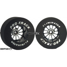Pro Track Turbine 1-3/16 x .500 Black Drag Rear Wheels for 3/32 axle