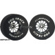 Pro Track Turbine 1-3/16 x .500 Black Drag Rear Wheels for 3/32 axle