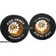 Pro Track Turbine 1-3/16 x .500 Gold Drag Rear Wheels for 3/32 axle
