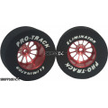 Pro Track Turbine 1-3/16 x .500 Red Drag Rear Wheels for 3/32 axle