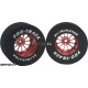 Pro Track Turbine 1-3/16 x .500 Red Drag Rear Wheels for 3/32 axle