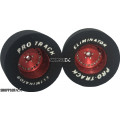 Pro Track Classic 1-3/16 x .500 Red Drag Rear Wheels for 3/32 axle