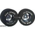 Pro Track Daytona 1-3/16 x .500 Gray Drag Rear Wheels for 3/32 axle