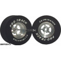Pro Track Pro Star 3D 1-3/16 x .500 Plain Drag Rear Wheels for 3/32 axle