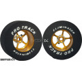 Pro Track Pro Star 1-3/16 x .500 Gold Drag Rear Wheels for 3/32 axle