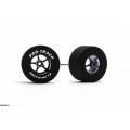 Pro Track Pro Star 1-3/16 x .500 Gray Drag Rear Wheels for 3/32 axle