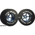 Pro Track Pro Star 1-3/16 x .500 Gray Drag Rear Wheels for 3/32 axle