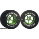 Pro Track Pro Star 1-3/16 x .500 Green Drag Rear Wheels for 3/32 axle