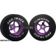 Pro Track Pro Star 1-3/16 x .500 Purple Drag Rear Wheels for 3/32 axle