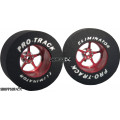 Pro Track Pro Star 1-3/16 x .500 Red Drag Rear Wheels for 3/32 axle
