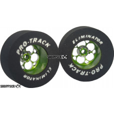 Pro Track Magnum 1-3/16 x .500 Green Drag Rear Wheels for 3/32 axle