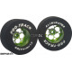 Pro Track Magnum 1-3/16 x .500 Green Drag Rear Wheels for 3/32 axle