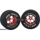 Pro Track Magnum 1-3/16 x .500 Red Drag Rear Wheels for 3/32 axle