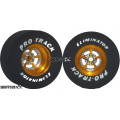 Pro Track Evolution 3D 1-3/16 x .500 Gold Drag Rear Wheels for 3/32 axle