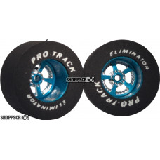 Pro Track Evolution 1-3/16 x .500 Blue Drag Rear Wheels for 3/32 axle