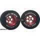Pro Track Evolution 1-3/16 x .500 Red Drag Rear Wheels for 3/32 axle