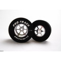 Pro Track Roadster 1-3/16 x .500 Plain Drag Rear Wheels for 3/32 axle