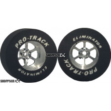 Pro Track Roadster 1-3/16 x .500 Plain Drag Rear Wheels for 3/32 axle