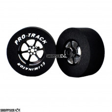 Pro Track Roadster 1-3/16 x .500 Black Drag Rear Wheels for 3/32 axle