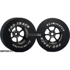 Pro Track Roadster 1-3/16 x .500 Black Drag Rear Wheels for 3/32 axle