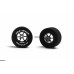 Pro Track Roadster 1-3/16 x .500 Gray Drag Rear Wheels for 3/32 axle