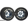 Pro Track Roadster 1-3/16 x .500 Gray Drag Rear Wheels for 3/32 axle