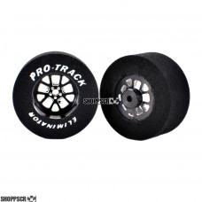 Pro Track Bulldog 1-3/16 x .500 Black Drag Rear Wheels for 3/32 axle