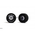 Pro Track Bulldog 1-3/16 x .500 Gray Drag Rear Wheels for 3/32 axle