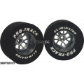 Pro Track Bulldog 1-3/16 x .500 Gray Drag Rear Wheels for 3/32 axle