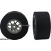Pro Track Bulldog 1-3/16 x .500 Gray Drag Rear Wheels for 3/32 axle