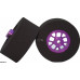 Pro Track Bulldog 1-3/16 x .500 Purple Drag Rear Wheels for 3/32 axle
