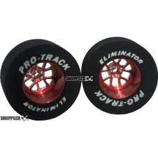 Pro Track Bulldog 1-3/16 x .500 Red Drag Rear Wheels for 3/32 axle
