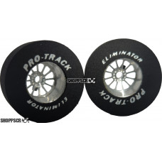 Pro Track Turbine 1-5/16 x .500 Plain Drag Rear Wheels for 1/8 axle