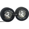 Pro Track Star 1-5/16 x .500 Plain Drag Rear Wheels for 3/32 axle